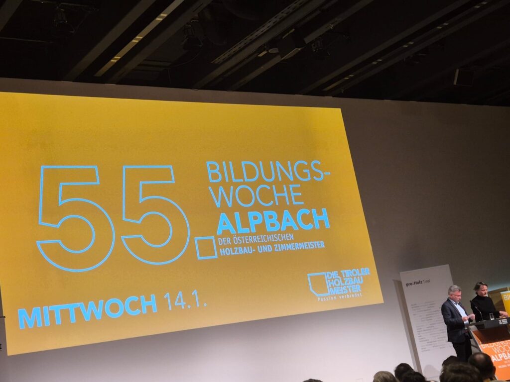 Referenz Holzbau Saurer 55. Bildungswoche der Österreichischen Holzbau- und Zimmermeister