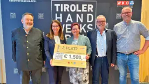 Referenz Holzbau Saurer, 2. Platz Tiroler Handwerkspreis